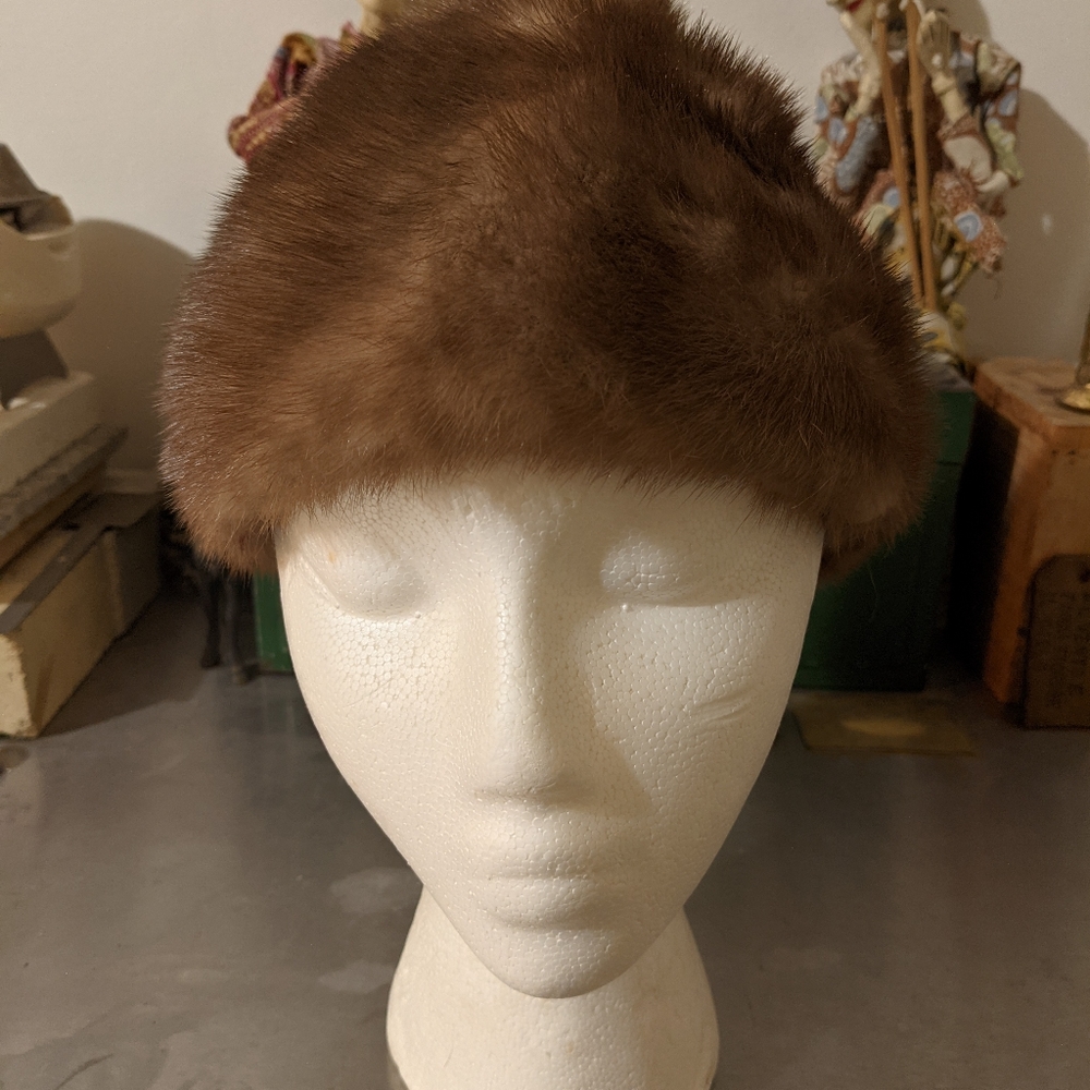 Nettie Original Vintage Fur Hat